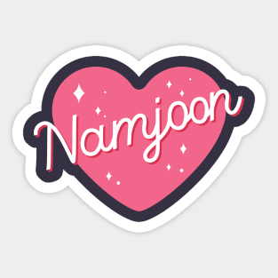 BTS RM Kim Namjoon cute heart Sticker